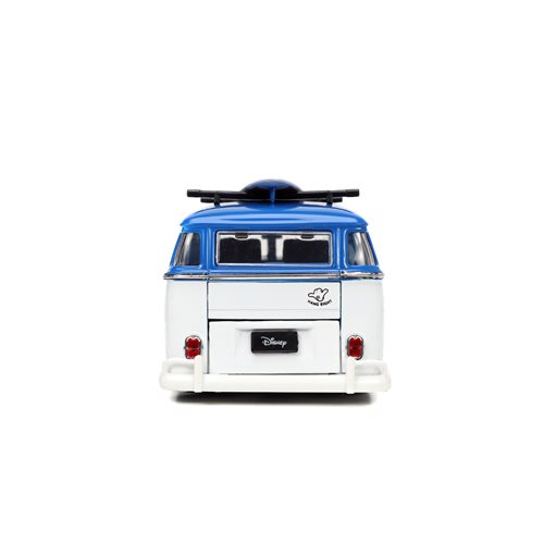 Mickey Mouse Volkswagen Surf Bus 1:24 Scale Die-Cast Metal Vehicle with Figure