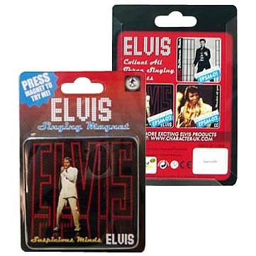 Elvis Presley Suspicious Minds Singing Magnet