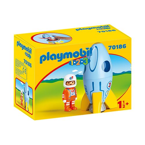 Playmobil 70186 1.2.3 Astronaut with Rocket
