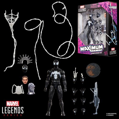Spider-Man Marvel Legends Maximum Series Symbiote Spider-Man 6-Inch Action Figure