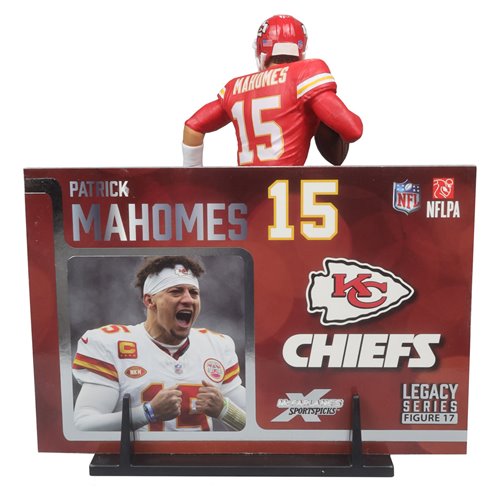 NFL SportsPicks 2024 Wave 2 Kansas City Chiefs Patrick Mahomes 7-Inch Scale Posed Figure