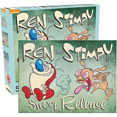 Ren and Stimpy Cartoon 500-Piece Puzzle