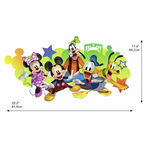 Mickey Mouse and Friends Peel and Stick Giant Wall Decals