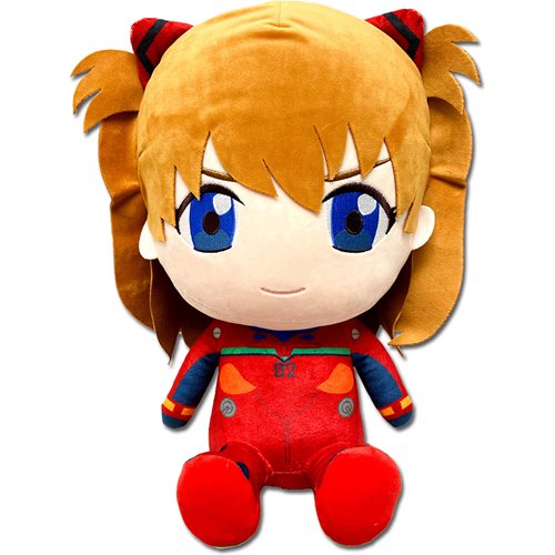 Evangelion Asuka Plug Suit Sitting 12-Inch Plush