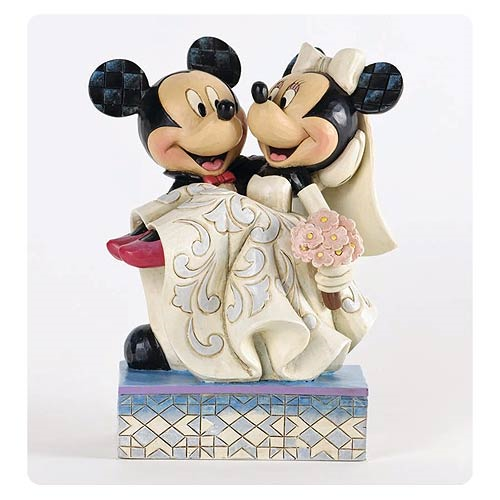 Disney Traditions Mickey and Minnie Wedding Statue