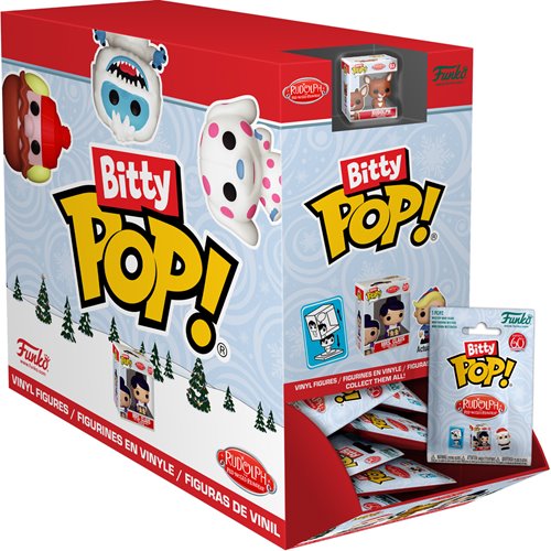 Rudolph the Red-Nosed Reindeer Funko Bitty Pop! Singles Display Case of 32
