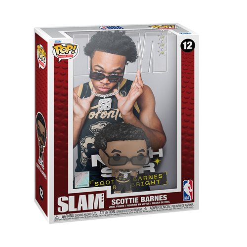 NBA SLAM Scottie Barnes Pop! Cover Figure with Case
