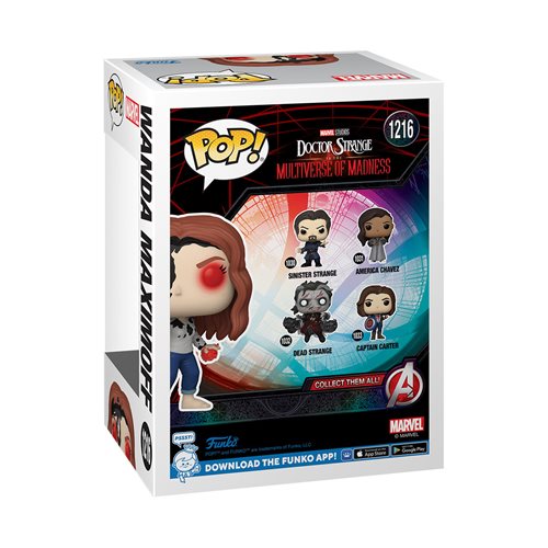 Doctor Strange in the Multiverse of Madness Wanda (Earth-838) Glow-in-the-Dark Pop! Vinyl Entertainment Earth Exclusive