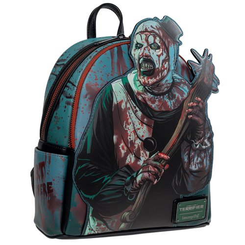 Terrifier Art the Clown Blood Splatter Glow-in-the-Dark Mini-Backpack - Entertainment Earth Exclusiv