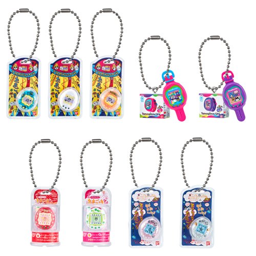 Tamagotchi Collection Wave 1 Shokugan Blind-Box Key Chain Case of 12