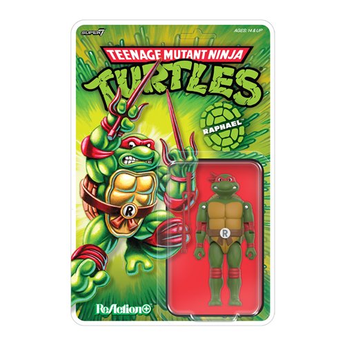 Teenage Mutant Ninja Turtles Raphael 3 3/4-Inch ReAction+ Figure