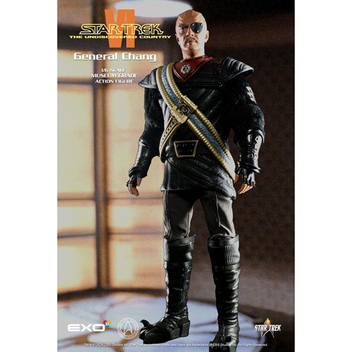 Star Trek VI: The Undiscovered Country General Chang  1:6 Scale Action Figure