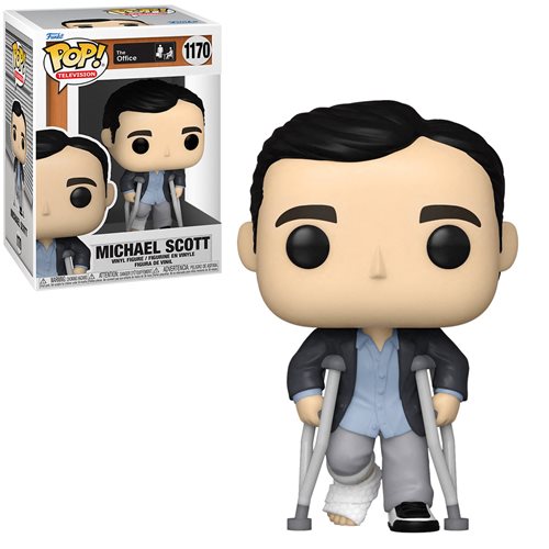 The Office Michael Standing with Crutches Funko Pop! Vinyl Figure