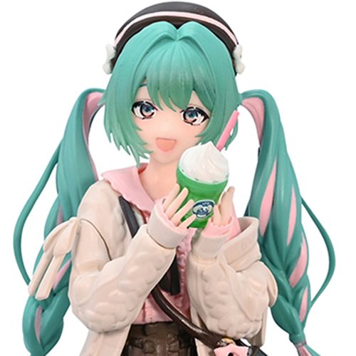 Vocaloid Hatsune Miku Autumn Date Version Noodle Stopper Statue