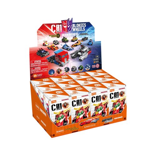 Transformers Wheels C1 Roll Out Blokees Blind Box Model Kit Display of 12