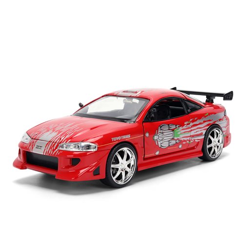 Fast and the Furious Brian's Mitsubishi Eclipse Toyo Tires 1:24 Scale Die-Cast Metal Vehicle