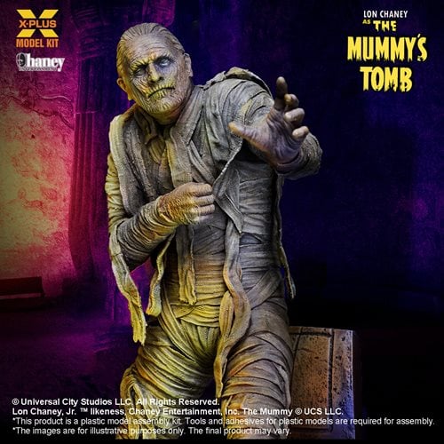 The Mummy's Tomb Lon Chaney as The Mummy 1:8 Scale Model Kit