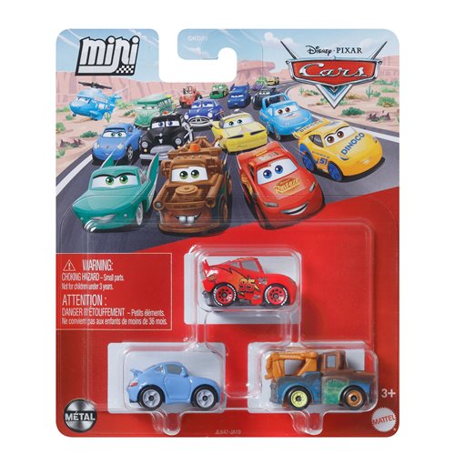 Cars Mini Racers 3-Pack 2026 Mix 1 Case of 6