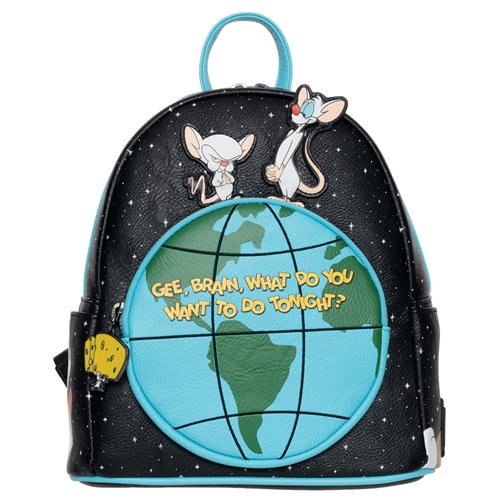 Pinky and the Brain Take Over the World Mini-Backpack - Entertainment Earth Exclusive