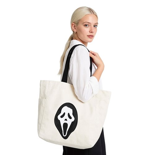 Ghost Face Canvas Tote Bag