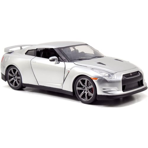 Fast and Furious Brian's Silver Nissan GT-R R35 1:24 Scale Die-Cast Metal Vehicle