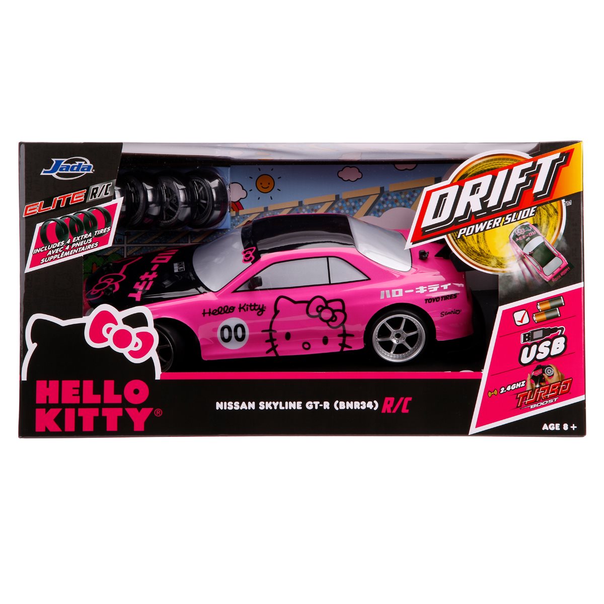Toys for Kids and Adults Hello Kitty 1:16 Jeep Remote Control Car 2.4GHz Pink 