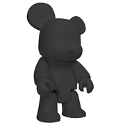 Qee 36-Inch Black Fiberglass Bear Figure