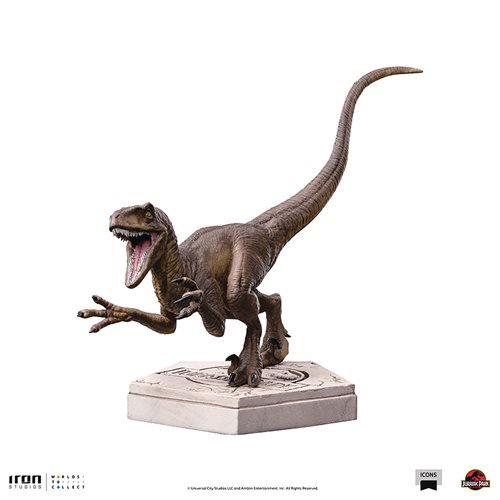 Jurassic Park Velociraptor A Icons Statue