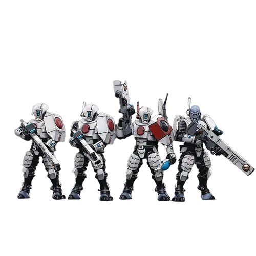 Joy Toy Warhammer 40,000 T'au Empire Fire Warriors 1:18 Scale Action Figure 4-Pack