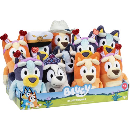 Bluey Series 12 Plush Display Case of 10