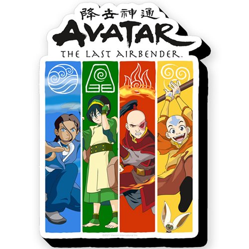 Avatar: The Last Airbender Elements Funky Chunky Magnet