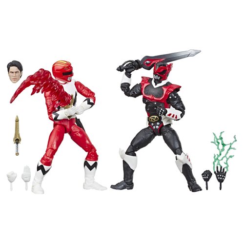 Power Rangers Lightning Collection In Space Psycho Red Ranger and Lost Galaxy Red Ranger 6-Inch Action Figures