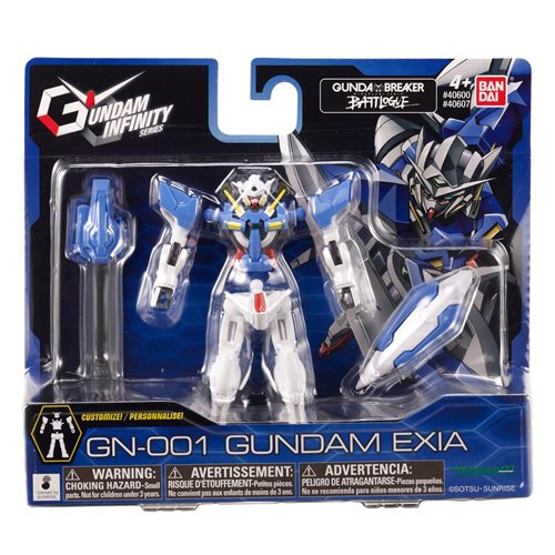 Gundam Infinity Gundam Exia 4 1/2-Inch Action Figure