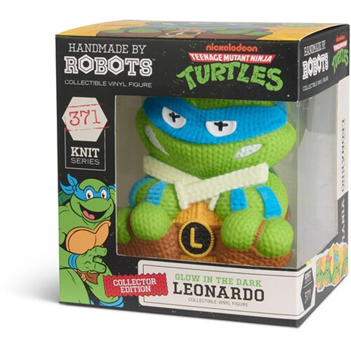 Teenage Mutant Ninja Turtles Leonardo #371 Glow-in-the-Dark Handmade by Robots Vinyl Figure