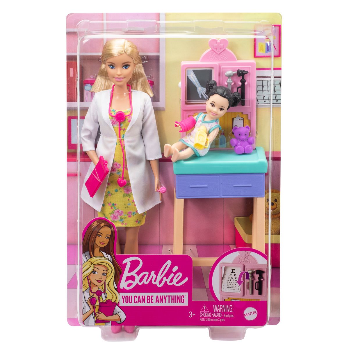 barbie pediatrician set