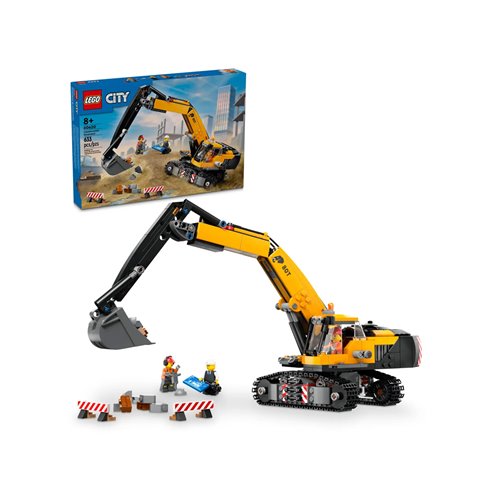 LEGO City 60420 Yellow Construction Excavator