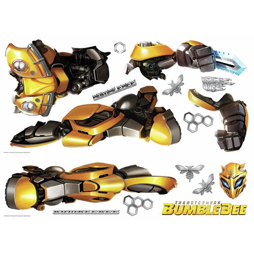 Transformers Bumblebee Peel and Stick Giant Wall Decals