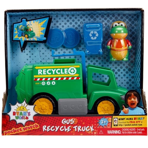 Ryan's World Gus with Recycling Truck