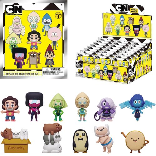 Cartoon Network 3D Foam Bag Clip Random 6-Pack