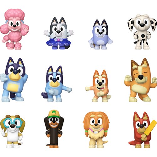 Bluey Mystery Minis Mini-Figure - Random 4-Pack - Specialty