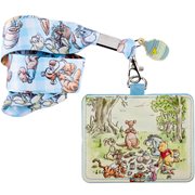 Winnie the Pooh Picnic Scene Lanyard with Cardholder