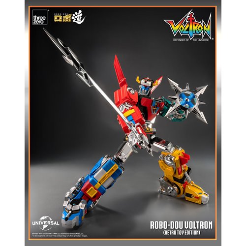 Voltron: Defender of the Universe Voltron Retro Toy Edition ROBO-DOU Action Figure