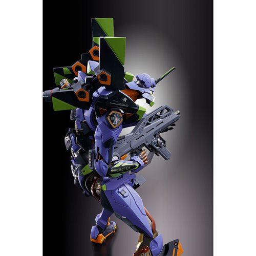 Evangelion Test Type-01 30th Anniversary with Spear Gaius Metal Build Action Figure