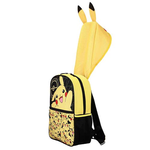 Pokemon Pikachu Hooded Youth Backpack
