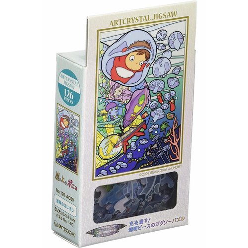 Ponyo on the Cliff 126-AC69 Ponyo's Adventure Begins Petite Art Crystal Puzzle
