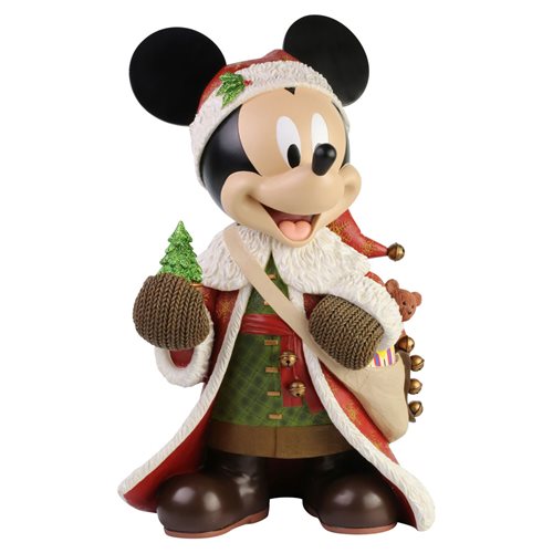 Disney Showcase Santa Mickey Mouse Big Fig Statue