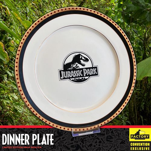Jurassic Park Dinner Plate 1:1 Scale Prop Replica - San Diego Comic-Con 2022 Exclusive