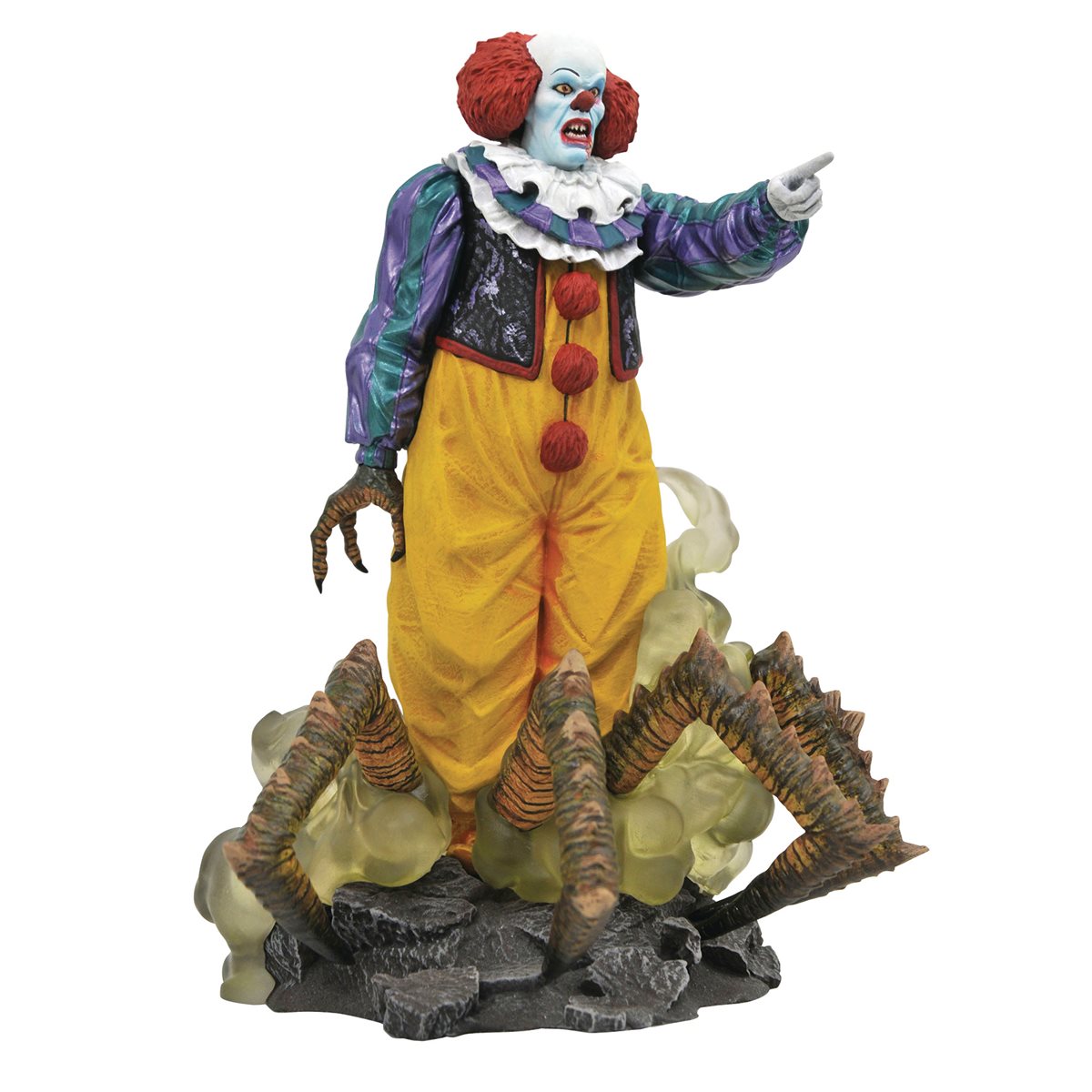 It 1990 Movie Gallery Pennywise Statue - Entertainment Earth