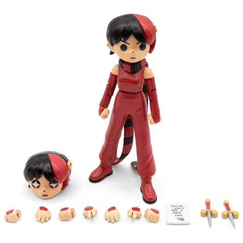 Scott Pilgrim Knives Chau Action Figure - Oops All Red Variant