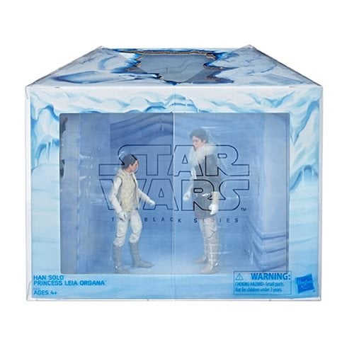 Star Wars The Black Series Hoth Princess Leia Organa and Han Solo 6-Inch Action Figures - Exclusive